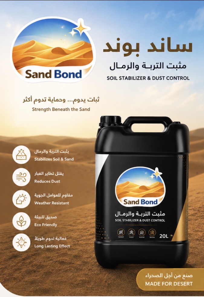 مثبت التربه sandbond